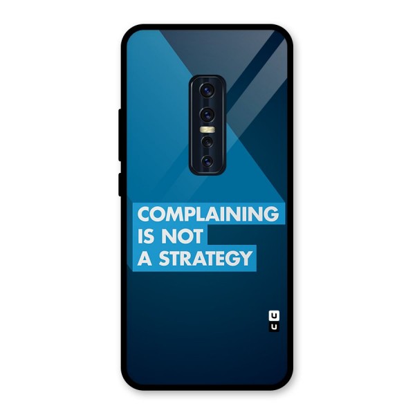 Not A Strategy Glass Back Case for Vivo V17 Pro