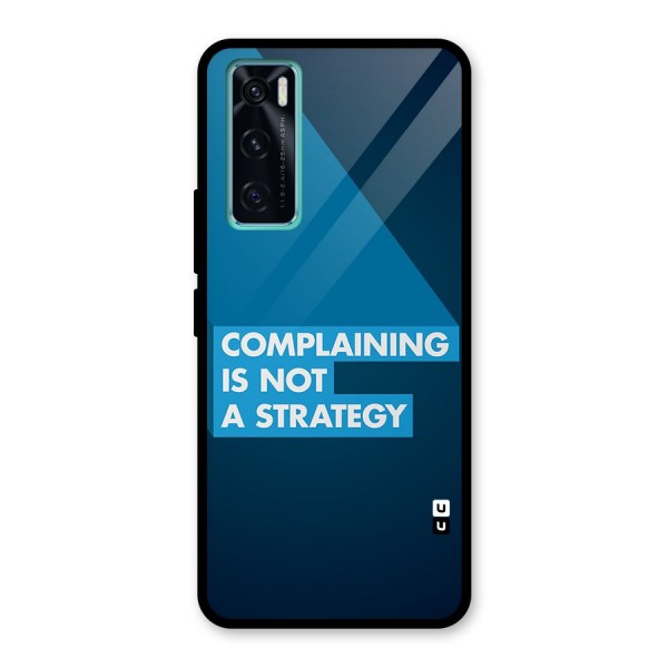 Not A Strategy Glass Back Case for Vivo V20 SE