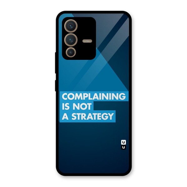 Not A Strategy Glass Back Case for Vivo V23 5G