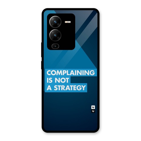 Not A Strategy Glass Back Case for Vivo V25 Pro