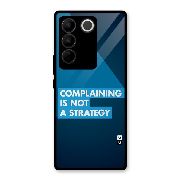 Not A Strategy Glass Back Case for Vivo V27