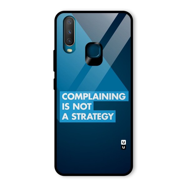 Not A Strategy Glass Back Case for Vivo Y12