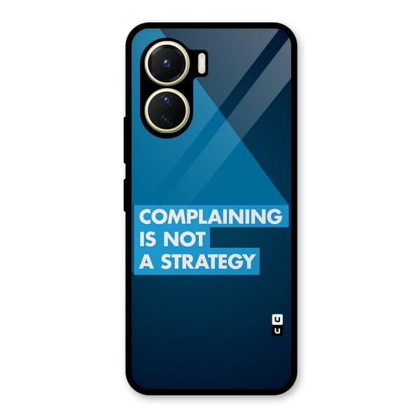 Not A Strategy Glass Back Case for Vivo Y16