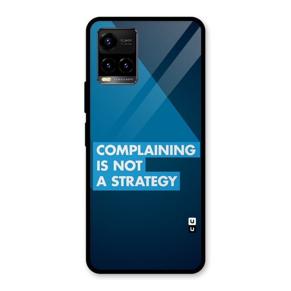 Not A Strategy Glass Back Case for Vivo Y21T