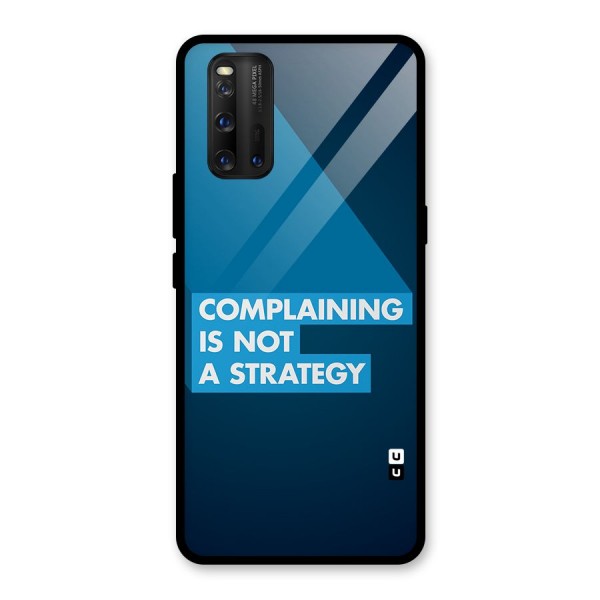 Not A Strategy Glass Back Case for Vivo iQOO 3