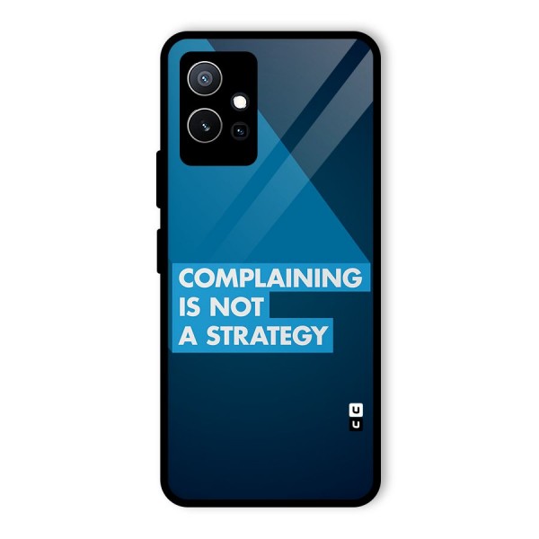 Not A Strategy Glass Back Case for Vivo iQOO Z6