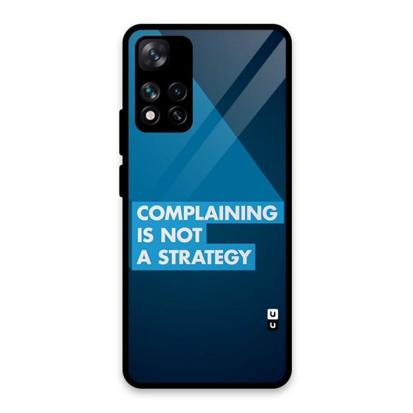 Not A Strategy Glass Back Case for Xiaomi 11i 5G