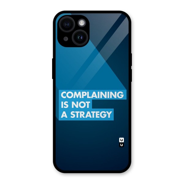 Not A Strategy Glass Back Case for iPhone 14