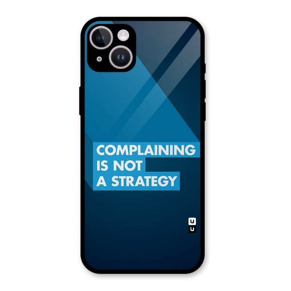 Not A Strategy Glass Back Case for iPhone 14 Plus