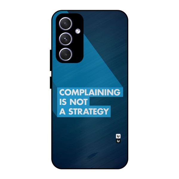 Not A Strategy Metal Back Case for Galaxy A54