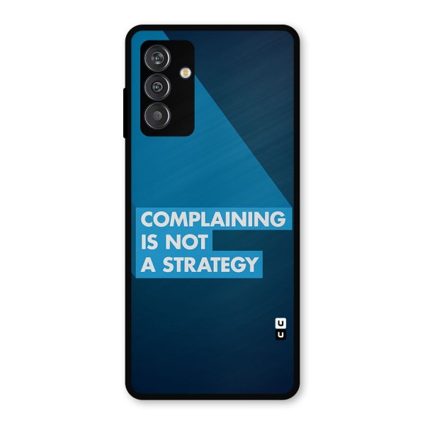 Not A Strategy Metal Back Case for Galaxy M14 5G