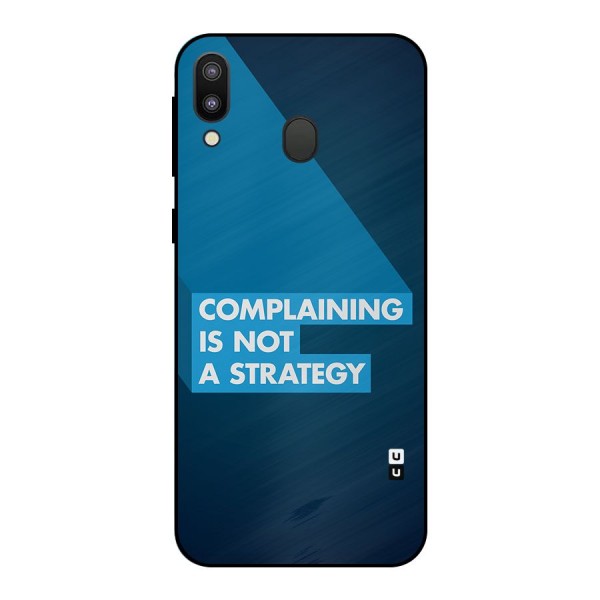 Not A Strategy Metal Back Case for Galaxy M20