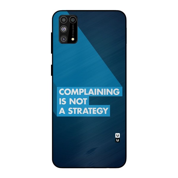 Not A Strategy Metal Back Case for Galaxy M31