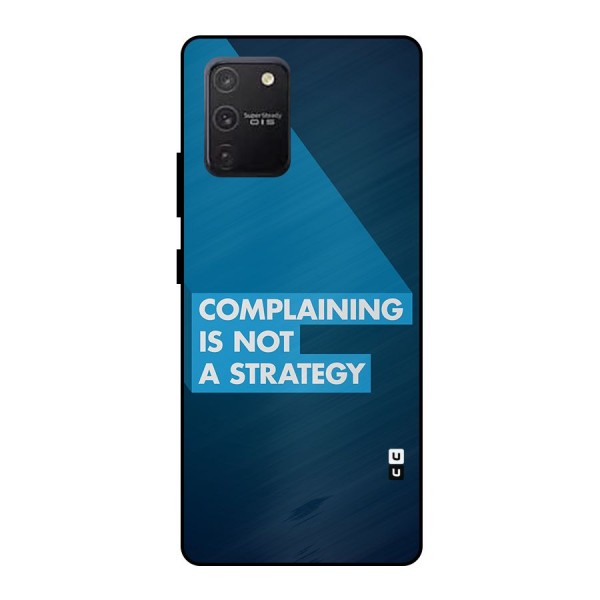 Not A Strategy Metal Back Case for Galaxy S10 Lite