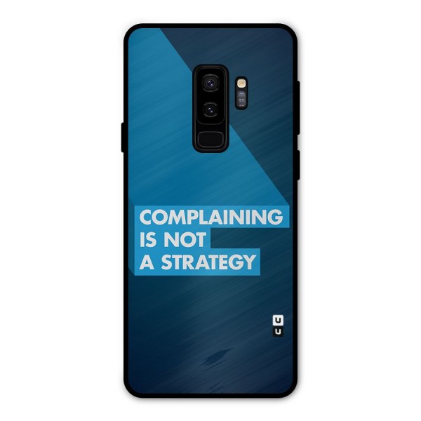 Not A Strategy Metal Back Case for Galaxy S9 Plus