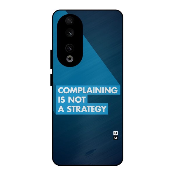 Not A Strategy Metal Back Case for Honor 90