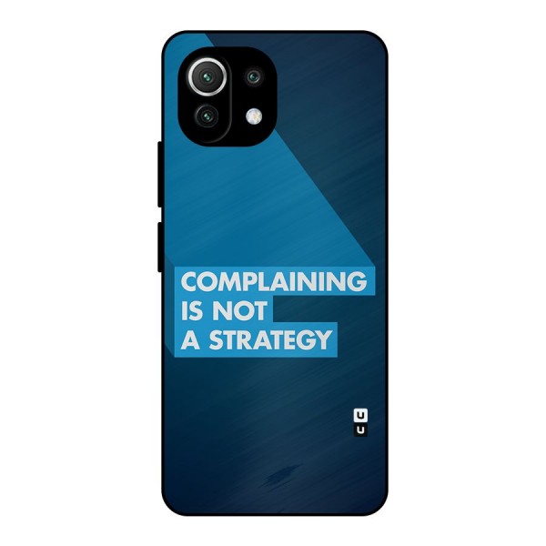 Not A Strategy Metal Back Case for Mi 11 Lite