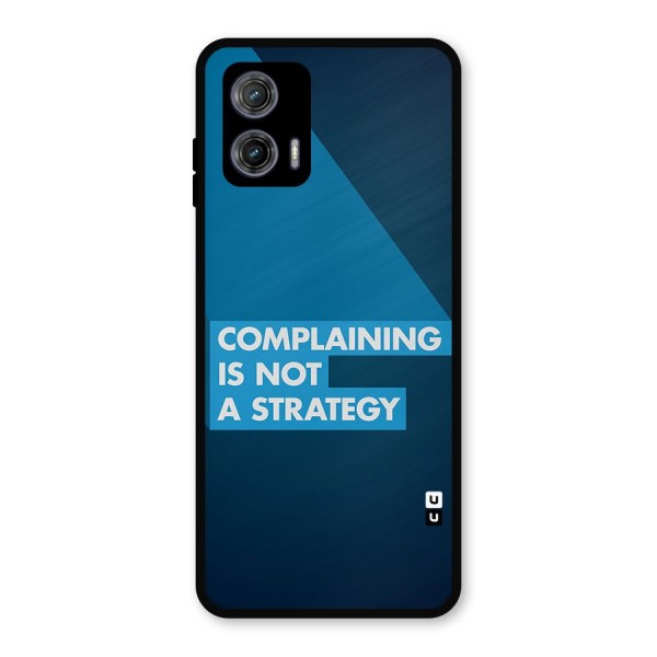 Not A Strategy Metal Back Case for Moto G73