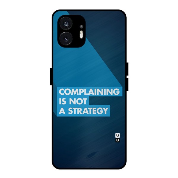 Not A Strategy Metal Back Case for Nothing Phone 2