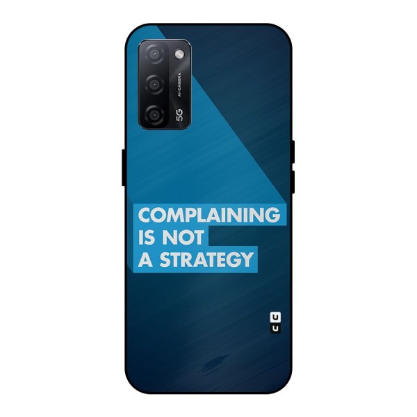 Not A Strategy Metal Back Case for Oppo A53s 5G