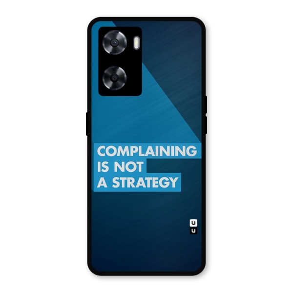 Not A Strategy Metal Back Case for Oppo A77