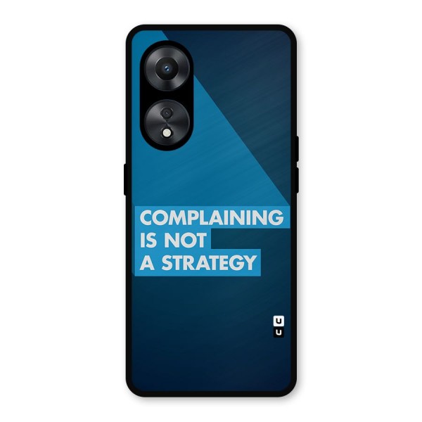 Not A Strategy Metal Back Case for Oppo A78