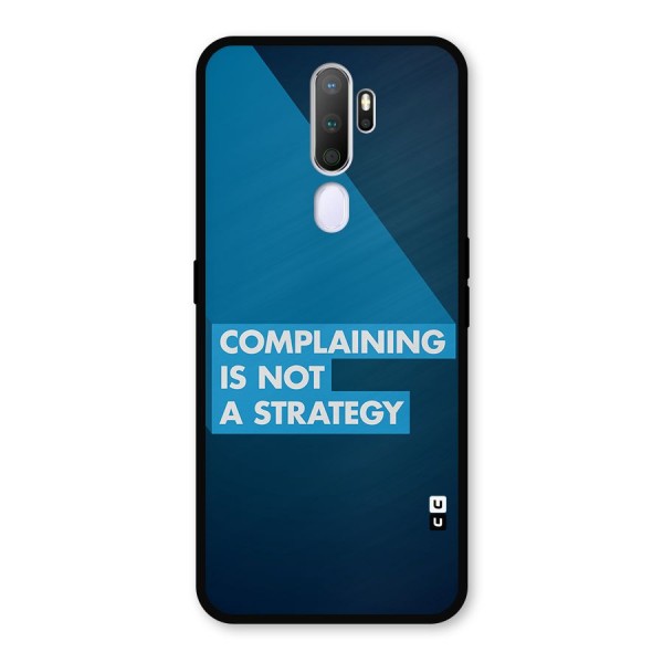 Not A Strategy Metal Back Case for Oppo A9 (2020)