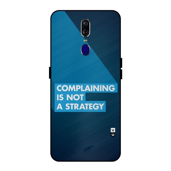 Not A Strategy Metal Back Case for Oppo F11