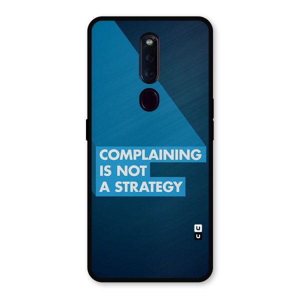 Not A Strategy Metal Back Case for Oppo F11 Pro