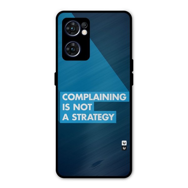 Not A Strategy Metal Back Case for Oppo Reno7 5G