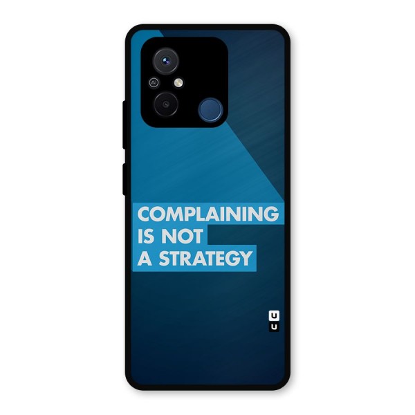 Not A Strategy Metal Back Case for Poco C55