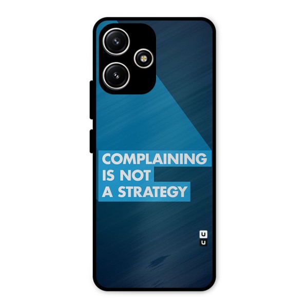 Not A Strategy Metal Back Case for Poco M6 Pro