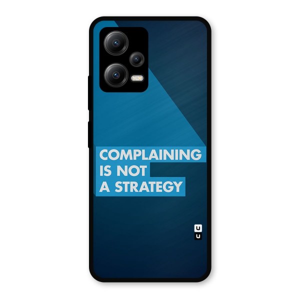 Not A Strategy Metal Back Case for Poco X5