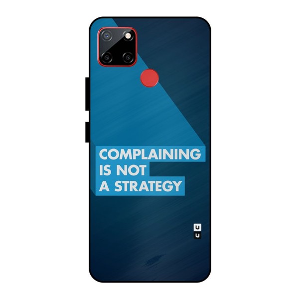 Not A Strategy Metal Back Case for Realme C12