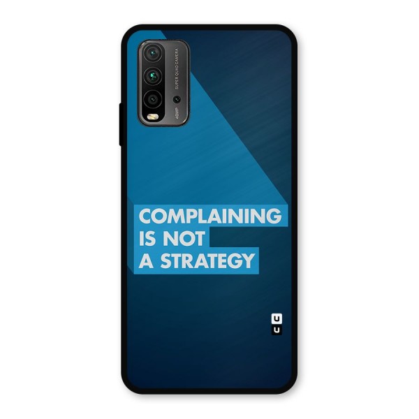 Not A Strategy Metal Back Case for Redmi 9 Power