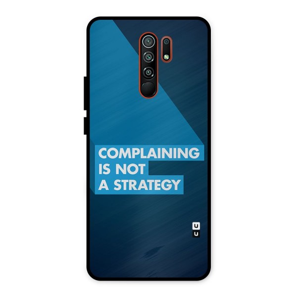 Not A Strategy Metal Back Case for Redmi 9 Prime