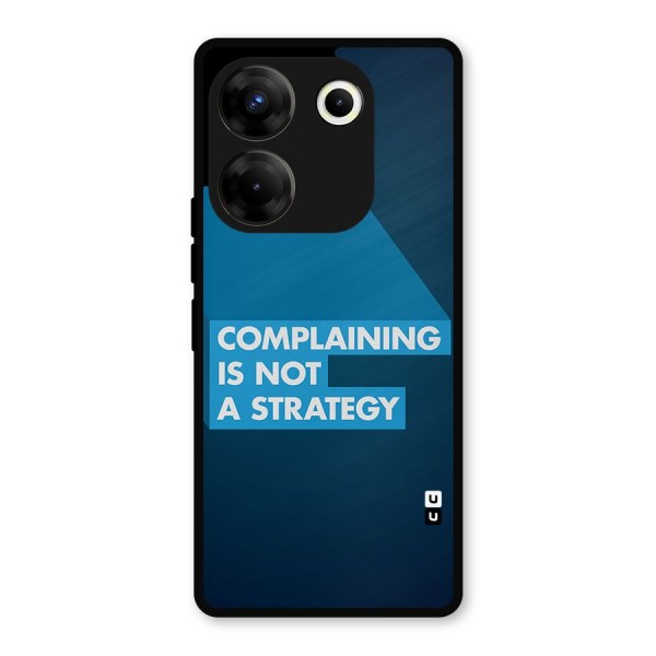 Not A Strategy Metal Back Case for Tecno Camon 20