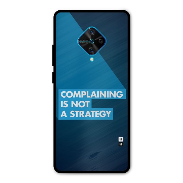 Not A Strategy Metal Back Case for Vivo S1 Pro