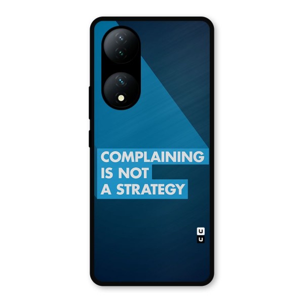 Not A Strategy Metal Back Case for Vivo T2