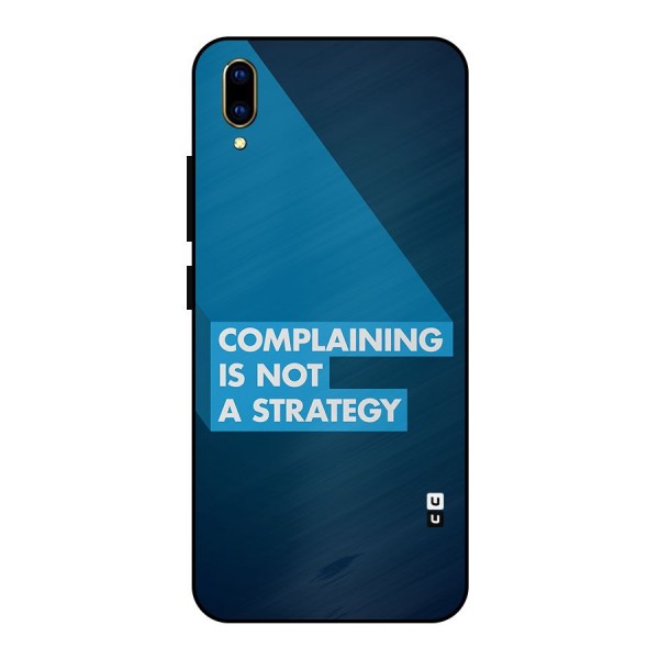 Not A Strategy Metal Back Case for Vivo V11 Pro