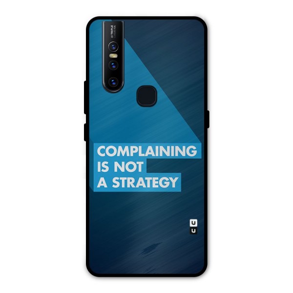 Not A Strategy Metal Back Case for Vivo V15