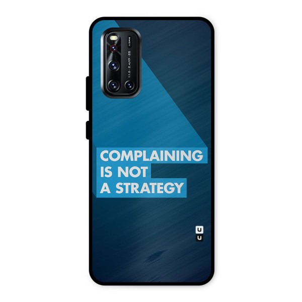 Not A Strategy Metal Back Case for Vivo V19