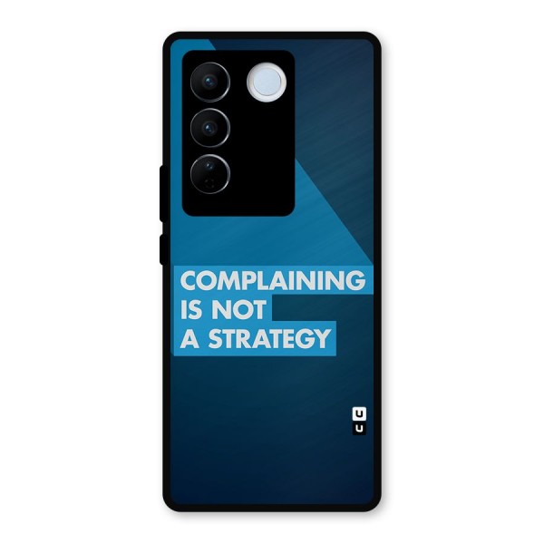 Not A Strategy Metal Back Case for Vivo V27 Pro