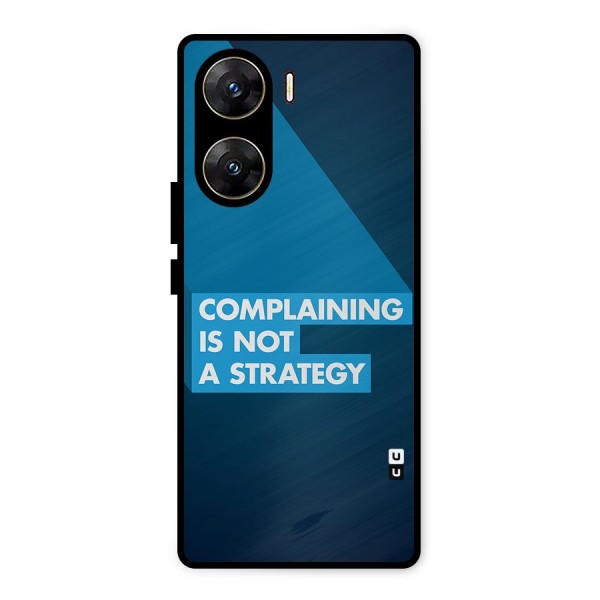 Not A Strategy Metal Back Case for Vivo V29e