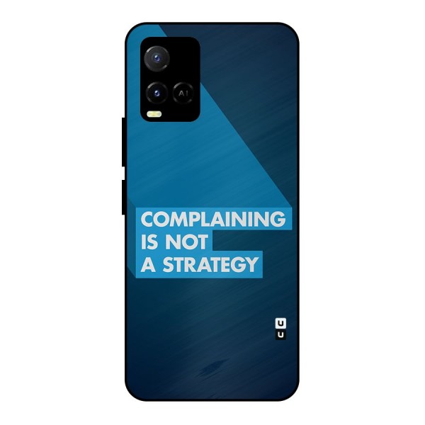 Not A Strategy Metal Back Case for Vivo Y21