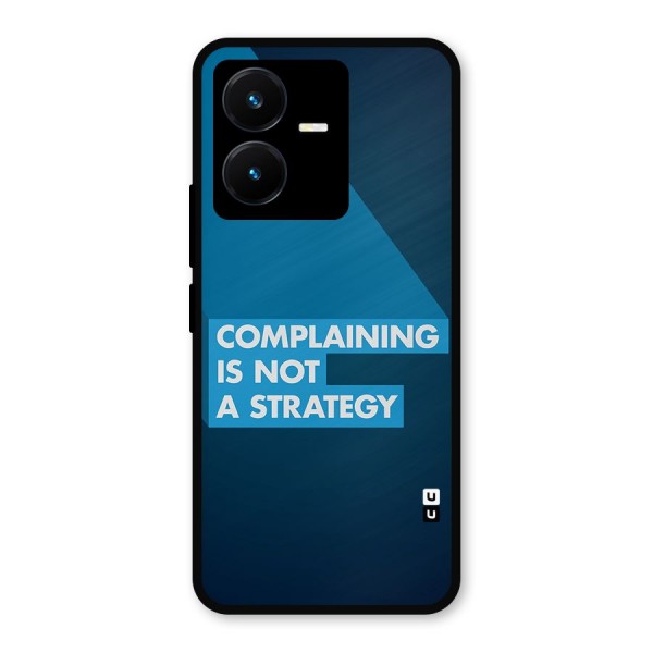 Not A Strategy Metal Back Case for Vivo Y22s