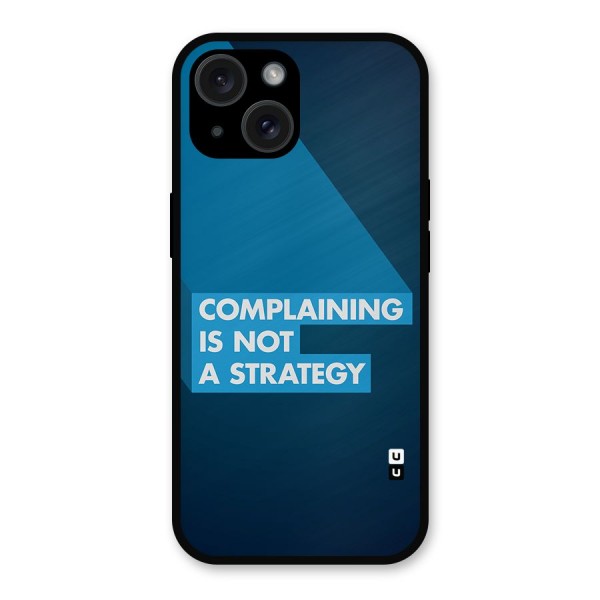 Not A Strategy Metal Back Case for iPhone 15
