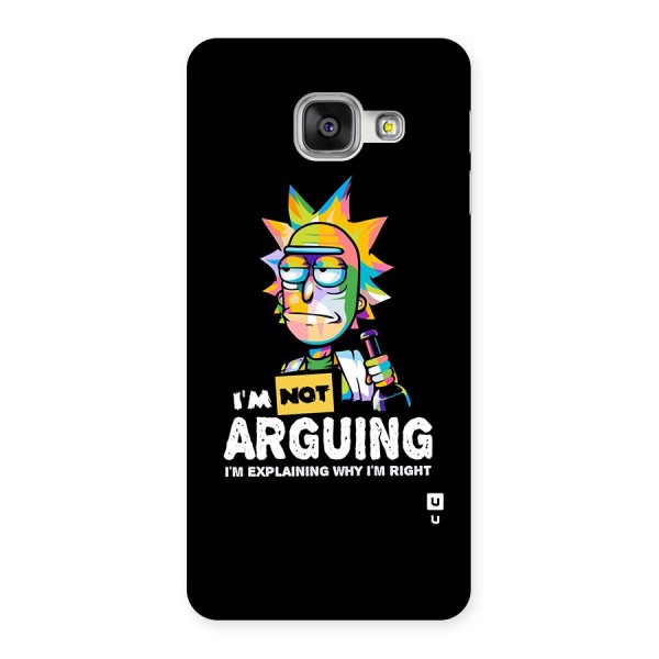 Not Arguing Explaining Back Case for Galaxy A3 2016