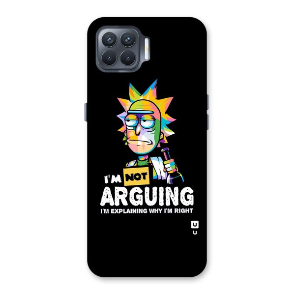 Not Arguing Explaining Back Case for Oppo F17 Pro