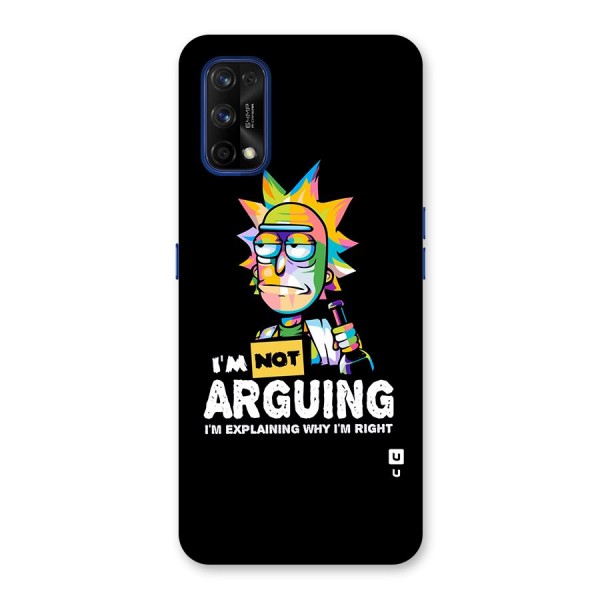 Not Arguing Explaining Back Case for Realme 7 Pro